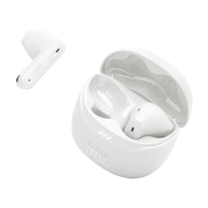 JBL Tune Flex 2 | Écouteurs intra-auriculaires - 100% Sans fil - Bluetooth - Réduction de bruit - 6 Microphones - IP54 - Blanc-SONXPLUS Val-Des-Sources