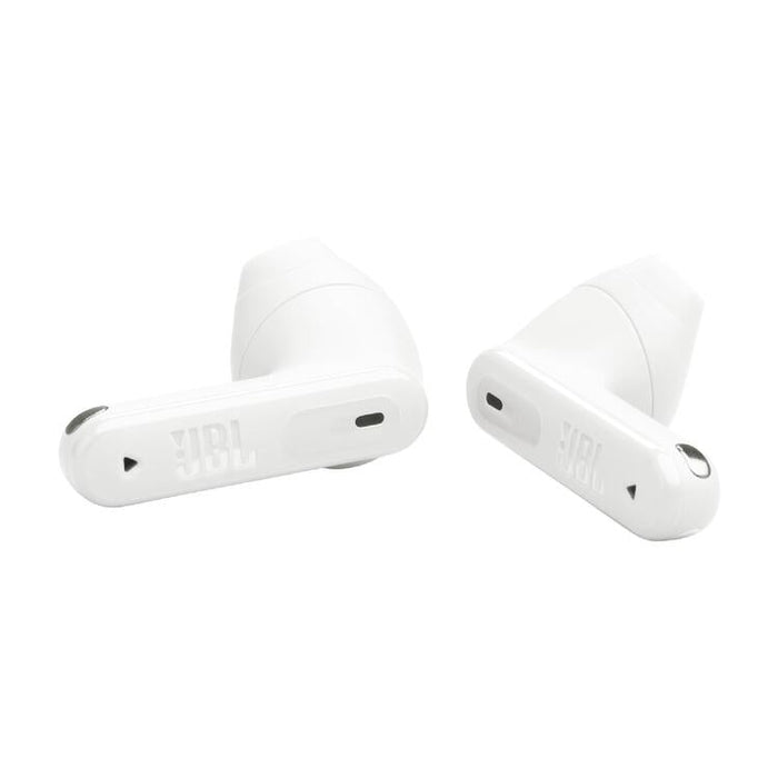 JBL Tune Flex 2 | Écouteurs intra-auriculaires - 100% Sans fil - Bluetooth - Réduction de bruit - 6 Microphones - IP54 - Blanc-SONXPLUS Val-Des-Sources
