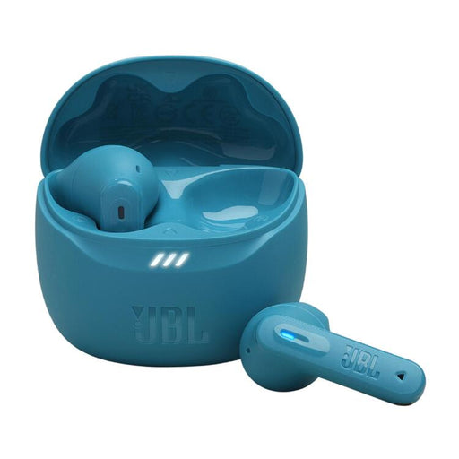 JBL Tune Flex 2 | Écouteurs intra-auriculaires - 100% Sans fil - Bluetooth - Réduction de bruit - 6 Microphones - IP54 - Turquoise-SONXPLUS Val-des-sources