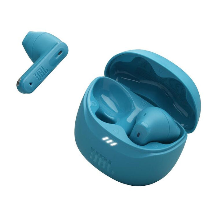JBL Tune Flex 2 | Écouteurs intra-auriculaires - 100% Sans fil - Bluetooth - Réduction de bruit - 6 Microphones - IP54 - Turquoise-SONXPLUS Val-des-sources