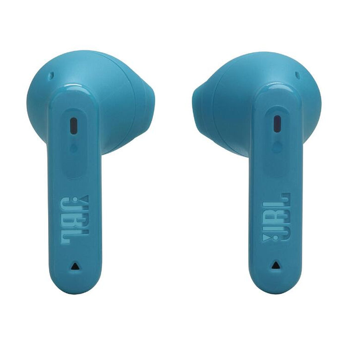 JBL Tune Flex 2 | Écouteurs intra-auriculaires - 100% Sans fil - Bluetooth - Réduction de bruit - 6 Microphones - IP54 - Turquoise-SONXPLUS Val-des-sources