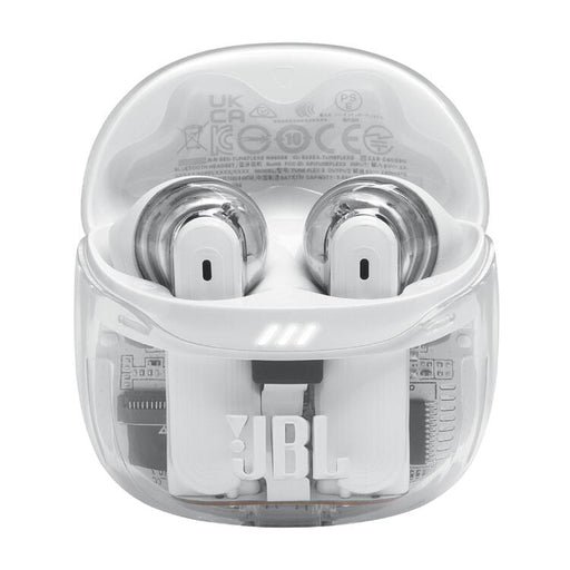 JBL Tune Flex 2 | Écouteurs intra-auriculaires - 100% Sans fil - Bluetooth - Réduction de bruit - 6 Microphones - IP54 - Blanc Fantôme-SONXPLUS Val-des-sources