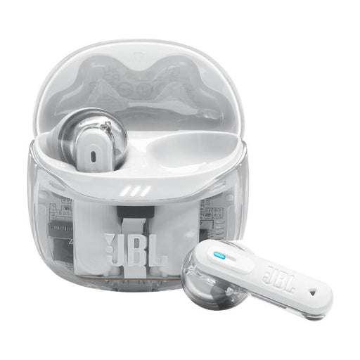 JBL Tune Flex 2 | Écouteurs intra-auriculaires - 100% Sans fil - Bluetooth - Réduction de bruit - 6 Microphones - IP54 - Blanc Fantôme-SONXPLUS Val-des-sources