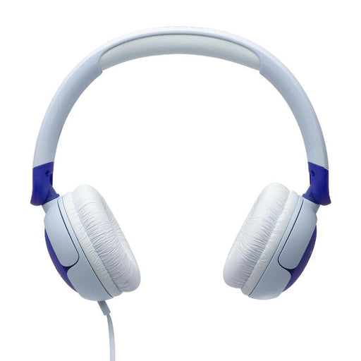 JBL JR320 | Écouteurs filaires circum-auriculaires pour enfant - JBL Safe Sound - Microphone - Bleu-SONXPLUS Val-des-sources