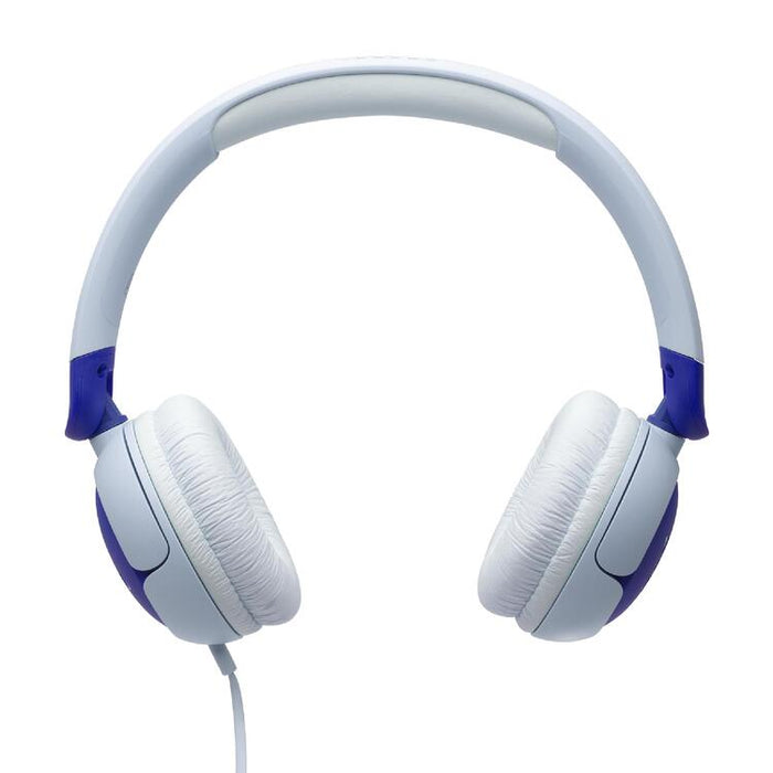 JBL JR320 | Écouteurs filaires circum-auriculaires pour enfant - JBL Safe Sound - Microphone - Bleu-SONXPLUS Val-des-sources