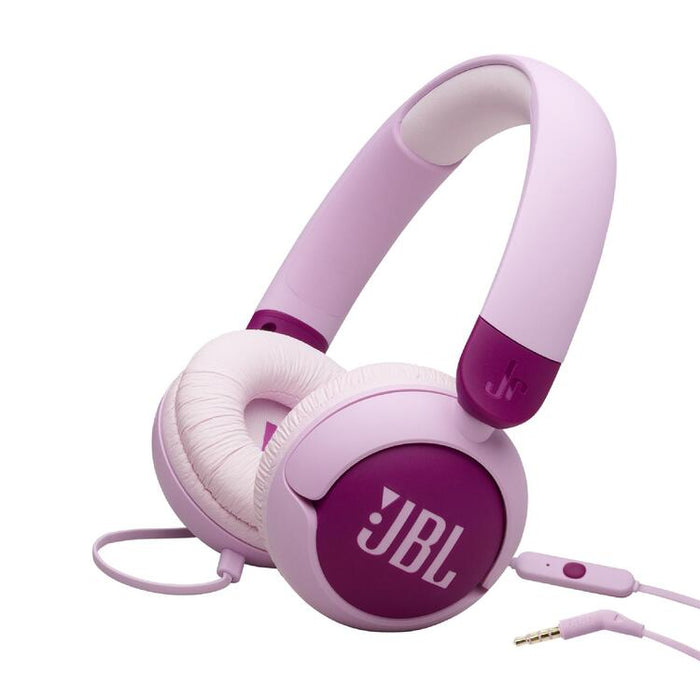 JBL JR320 | Écouteurs filaires circum-auriculaires pour enfant - JBL Safe Sound - Microphone - Mauve-SONXPLUS Val-des-sources