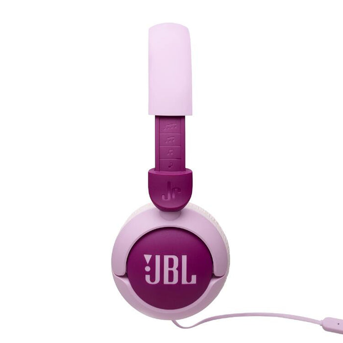 JBL JR320 | Écouteurs filaires circum-auriculaires pour enfant - JBL Safe Sound - Microphone - Mauve-SONXPLUS Val-des-sources