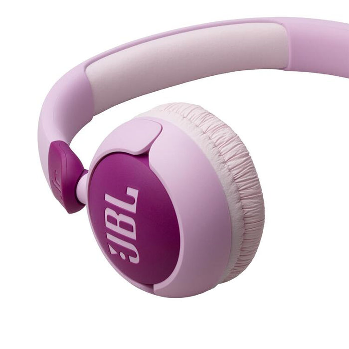 JBL JR320 | Écouteurs filaires circum-auriculaires pour enfant - JBL Safe Sound - Microphone - Mauve-SONXPLUS Val-des-sources