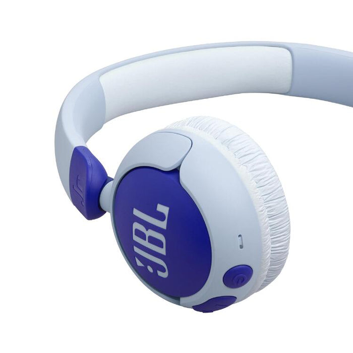 JBL JR 320BT | Écouteurs sans fil circum-auriculaires pour enfant - Bluetooth - JBL Safe Sound - Microphone - Bleu-SONXPLUS Val-des-sources