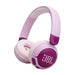 JBL JR 320BT | Écouteurs sans fil circum-auriculaires pour enfant - Bluetooth - JBL Safe Sound - Microphone - Mauve-SONXPLUS Val-des-sources