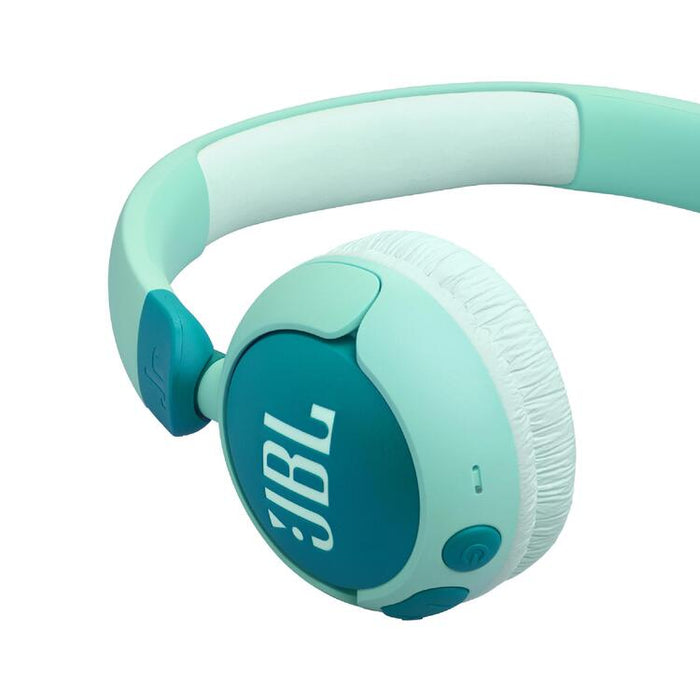 JBL JR 320BT | Écouteurs sans fil circum-auriculaires pour enfant - Bluetooth - JBL Safe Sound - Microphone - Vert-SONXPLUS Val-des-sources