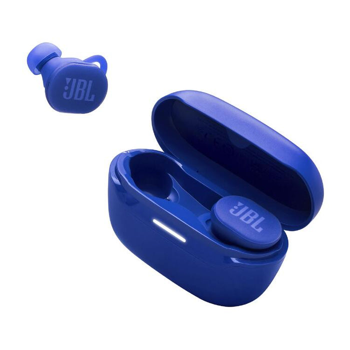 JBL Endurance RACE 2 | Écouteurs intra-auriculaires - 100% Sans fil - Sport - Étanches - Jusqu'à 48 heures d'autonomie - Bleu-SONXPLUS Val-Des-Sources