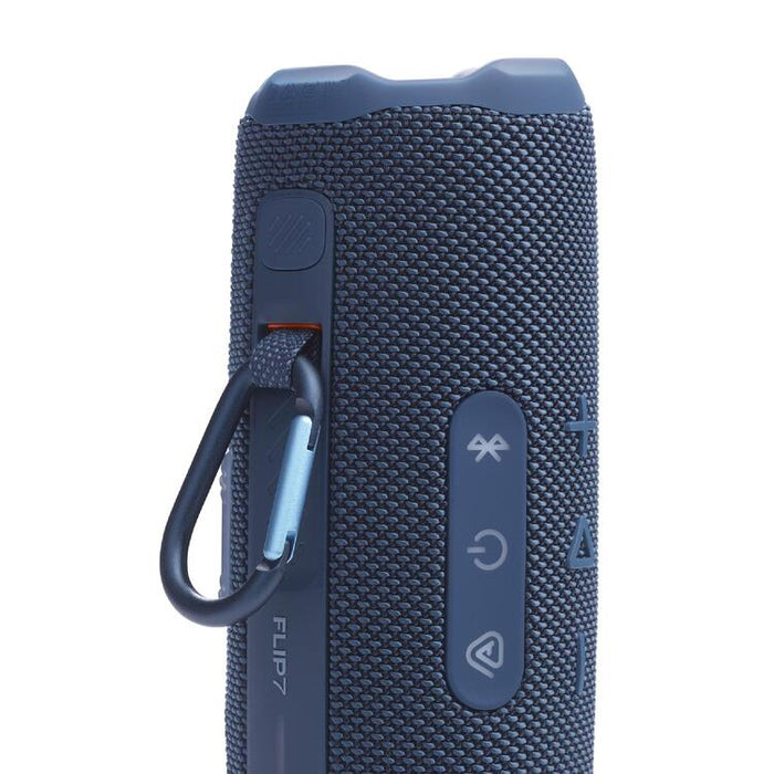 JBL Flip 7 | Haut-parleur portable - Bluetooth - Étanche - Jusqu'à 14 heures d'autonomie - Bleu-SONXPLUS Val-des-sources