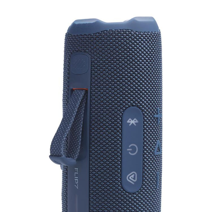 JBL Flip 7 | Haut-parleur portable - Bluetooth - Étanche - Jusqu'à 14 heures d'autonomie - Bleu-SONXPLUS Val-des-sources