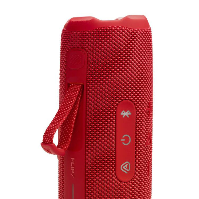 JBL Flip 7 | Haut-parleur portable - Bluetooth - Étanche - Jusqu'à 14 heures d'autonomie - Rouge-SONXPLUS Val-des-sources