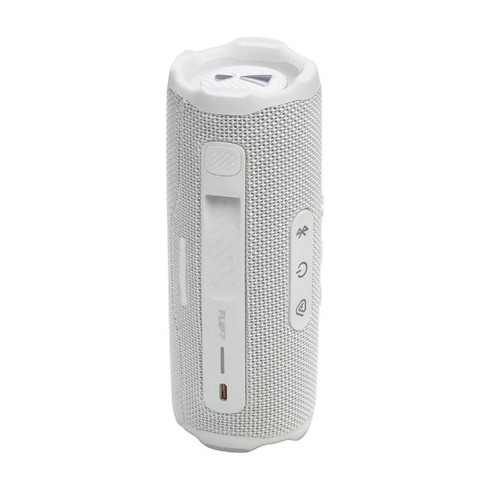 JBL Flip 7 | Haut-parleur portable - Bluetooth - Étanche - Jusqu'à 14 heures d'autonomie - Blanc-SONXPLUS Val-des-sources