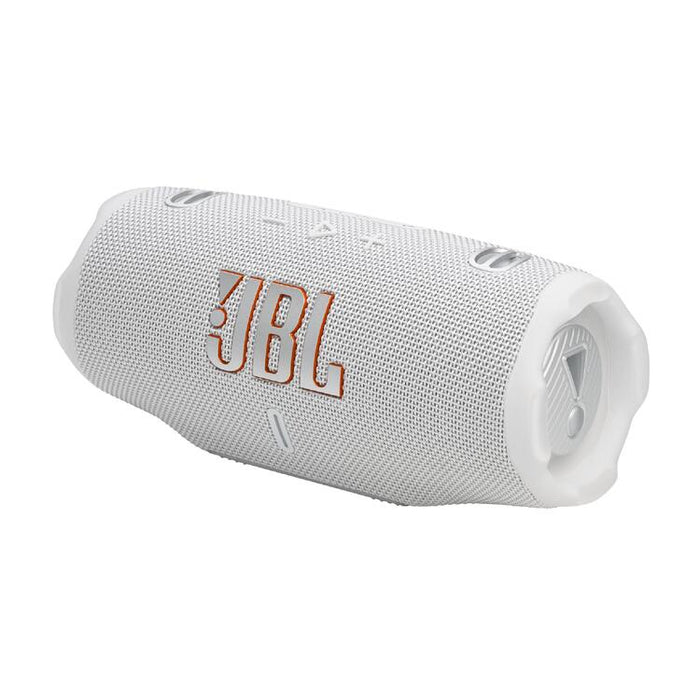 JBL Charge 6 | Haut-Parleur Portatif Bluetooth - Étanche - Auracast - 28 Heures d'autonomie - Blanc-SONXPLUS Val-des-sources