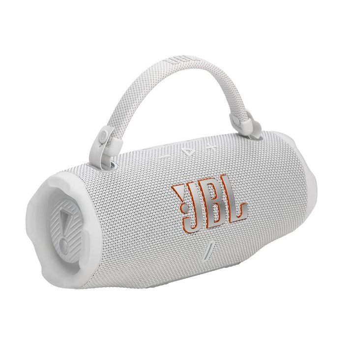 JBL Charge 6 | Haut-Parleur Portatif Bluetooth - Étanche - Auracast - 28 Heures d'autonomie - Blanc-SONXPLUS Val-des-sources