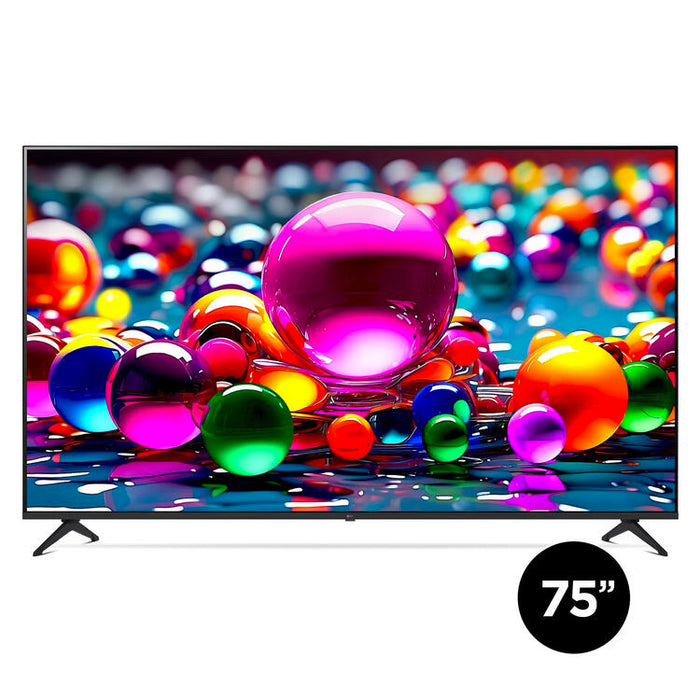 LG 75UA7700PUA | Téléviseur 75" - 4K Ultra HD - DEL - Série UA7700 - HDR - Smart WebOS - 60 Hz natif - Processeur IA a7 Gen8 4K - Noir-SONXPLUS Val-des-sources