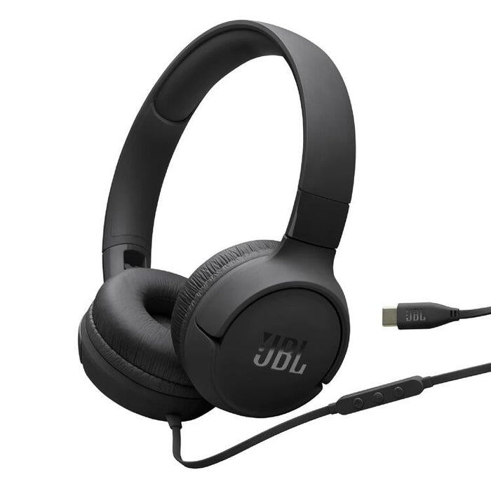 JBL Tune 520C | Écouteurs Supra-auriculaires - USB-C - Bluetooth - Noir-SONXPLUS Val-des-sources