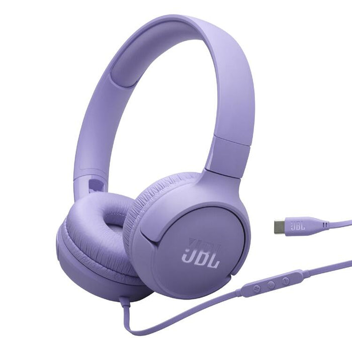 JBL Tune 520C | Écouteurs Supra-auriculaires - USB-C - Bluetooth - Mauve-SONXPLUS Val-des-sources