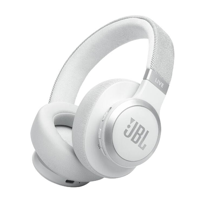 JBL Live 770NC | Écouteurs circum-auriculaires - Sans fil - Bluetooth - Blanc-SONXPLUS Val-des-sources