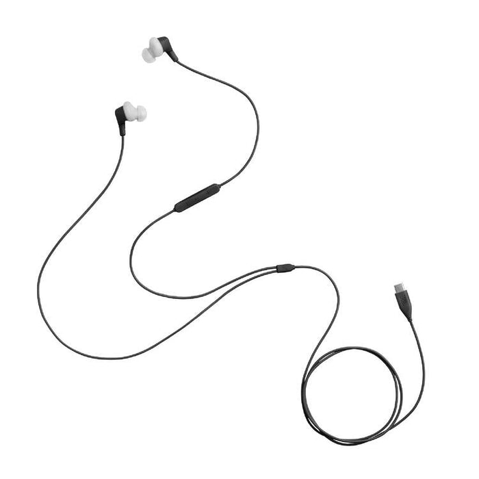 JBL Endurance Run 3C | Écouteurs intra-auriculaires - USB-C - Sport - Filaire - IP65 - Noir/Gris-SONXPLUS Val-des-sources