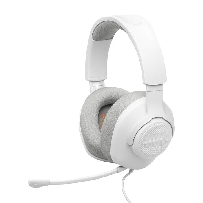 JBL Quantum 100 M2 | Casque de jeu filaire circum-auriculaire - Compatible avec toutes les plateformes - Blanc-SONXPLUS Val-des-sources