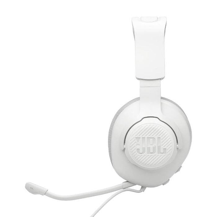 JBL Quantum 100 M2 | Casque de jeu filaire circum-auriculaire - Compatible avec toutes les plateformes - Blanc-SONXPLUS Val-des-sources