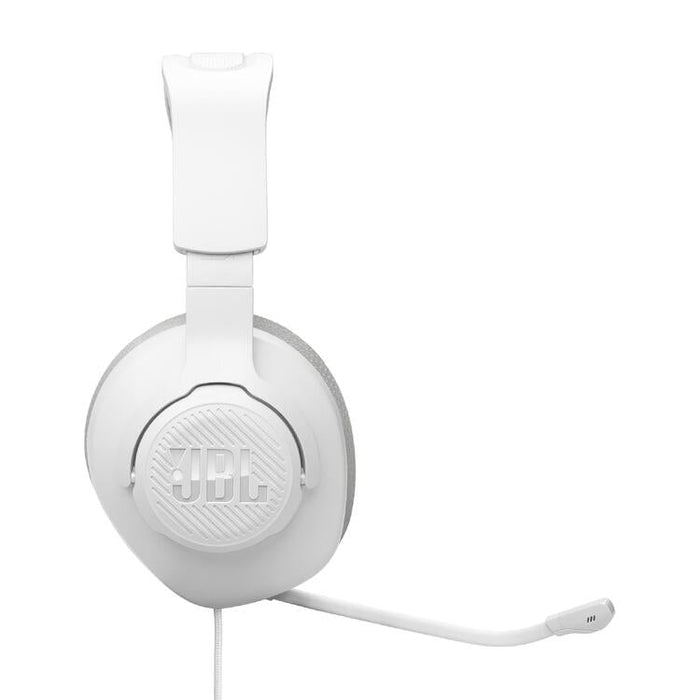 JBL Quantum 100 M2 | Casque de jeu filaire circum-auriculaire - Compatible avec toutes les plateformes - Blanc-SONXPLUS Val-des-sources