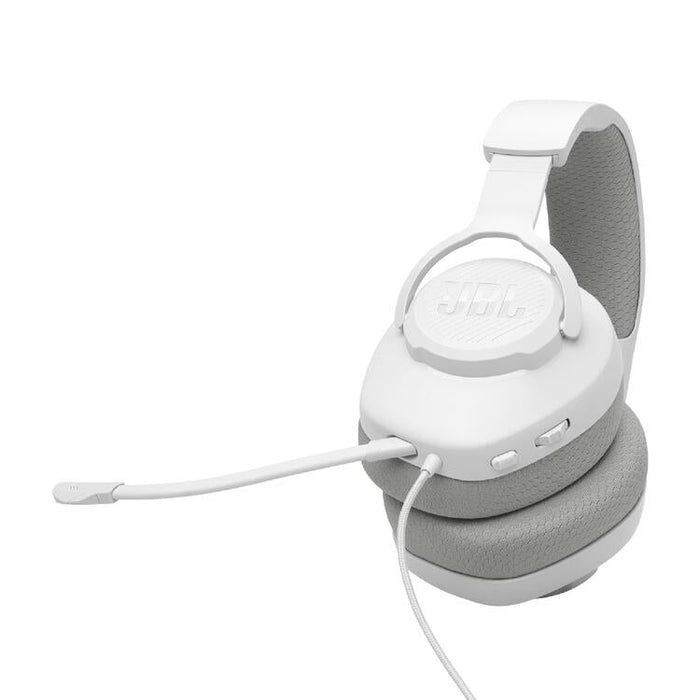 JBL Quantum 100 M2 | Casque de jeu filaire circum-auriculaire - Compatible avec toutes les plateformes - Blanc-SONXPLUS Val-des-sources