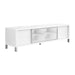 Monarch Specialties I2537 | Meuble Téléviseur - 70" - Blanc-SONXPLUS Val-des-sources