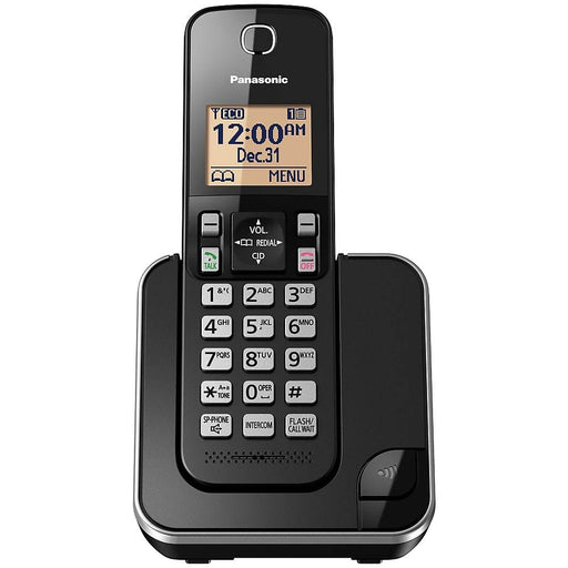 Panasonic KX-TGC380B | Téléphone sans fil - 1 combiné - Noir-SONXPLUS Val-des-sources
