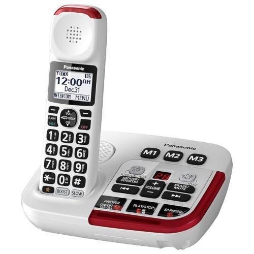 Panasonic KX-TGM490S | Téléphone sans fil - 1 combiné - Répondeur - Amplifié 3X - Argenté-SONXPLUS Val-des-sources