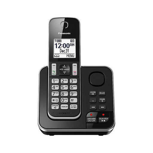 Panasonic KX-TGD390B | Téléphone sans fil - 1 combiné - Répondeur - Noir-SONXPLUS Val-des-sources