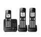 Panasonic KX-TGD393B | Téléphone sans fil - 3 combinés - Répondeur - Noir-SONXPLUS Val-des-sources