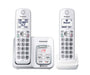 Panasonic KX-TGD592W | Téléphone sans fil - 2 combinés - Liaison cellulaire - Répondeur - Bluetooth - Blanc-SONXPLUS Val-des-sources
