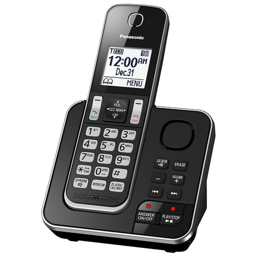 Panasonic KX-TGD392B | Téléphone sans fil - 2 combinés - Répondeur - Noir-SONXPLUS Val-des-sources