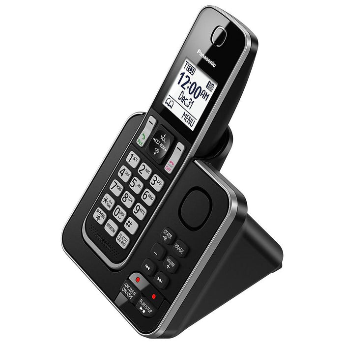 Panasonic KX-TGD392B | Téléphone sans fil - 2 combinés - Répondeur - Noir-SONXPLUS Val-des-sources