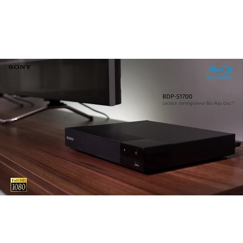 Sony BDP-S1700 | Lecteur Blu-ray - Full HD - USB - Noir-SONXPLUS Val-des-sources