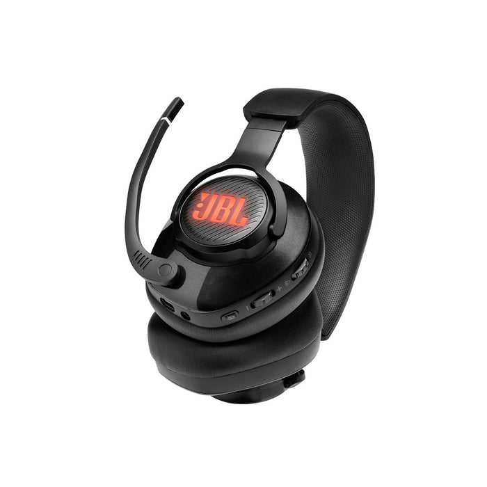 JBL Quantum 400 | Casque de jeu filaire circum-auriculaire - Micro rétractable - USB - Noir-SONXPLUS Val-des-sources