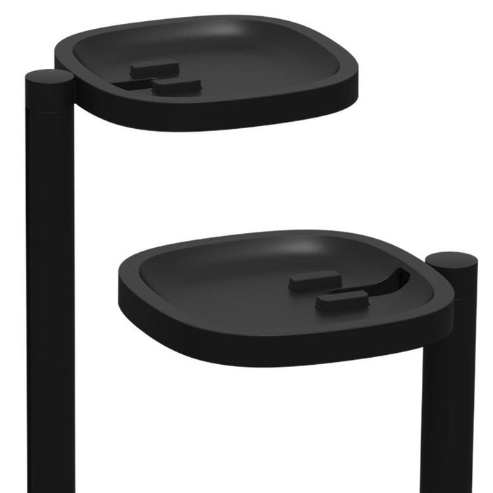 Sonos SS1FSWW1BLK | Support sur pied pour Haut-parleurs Sonos One et One SL - Noir - Paire-SONXPLUS Val-des-sources