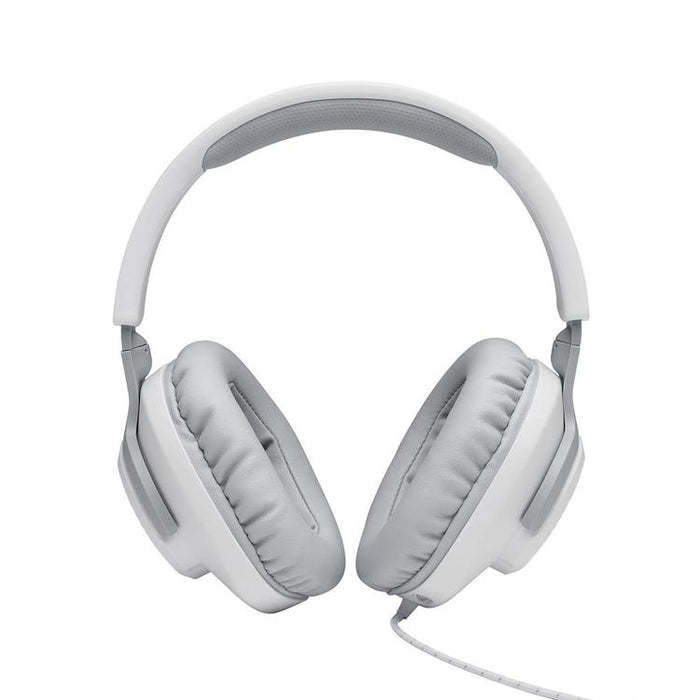 JBL Quantum 100 | Casque de jeu filaire circum-auriculaire - Blanc-SONXPLUS Val-des-sources
