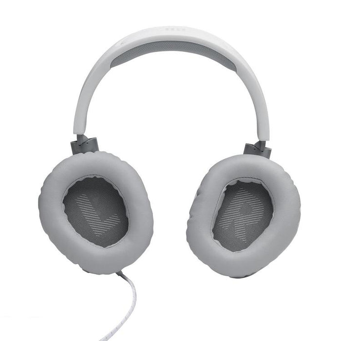 JBL Quantum 100 | Casque de jeu filaire circum-auriculaire - Blanc-SONXPLUS Val-des-sources