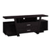 Monarch Specialties I2720 | Meuble TV - 60" - 2 Tiroirs de rangement - Espresso-SONXPLUS Val-des-sources