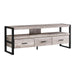Monarch Specialties I2822 | Meuble TV - 60" - 3 Tiroirs - Taupe-SONXPLUS Val-des-sources