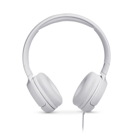 JBL Tune 500 | Écouteurs filaire supra-auriculaires - Blanc-SONXPLUS Val-des-sources
