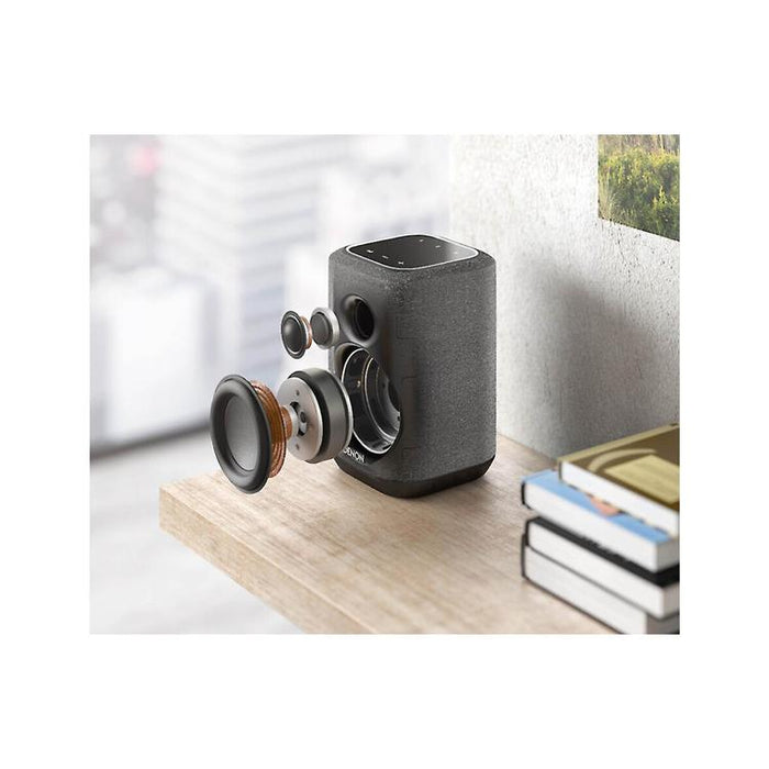 Denon HOME 150 | Haut-parleur sans fil intelligent - Bluetooth - Couplage Stéréo - HEOS intégré - Noir - Unité-SONXPLUS Val-des-sources