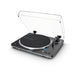 Audio-Technica AT-LP70XBTBS | Table tournante Stéréo - Sans fil - Bluetooth - Entraînement par courroie - Entièrement automatique - Noir/Argent | 02 | Sonxplus Val des Sources