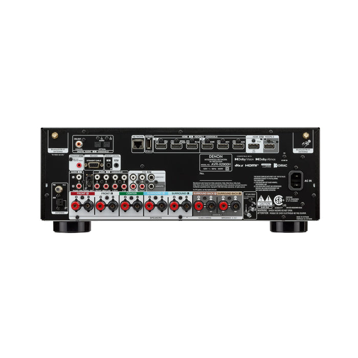 Denon AVRX2900H | Récepteur AV - 7.2 canaux - Cinéma maison - 8K - HEOS - Noir | 03 | Sonxplus Val des Sources